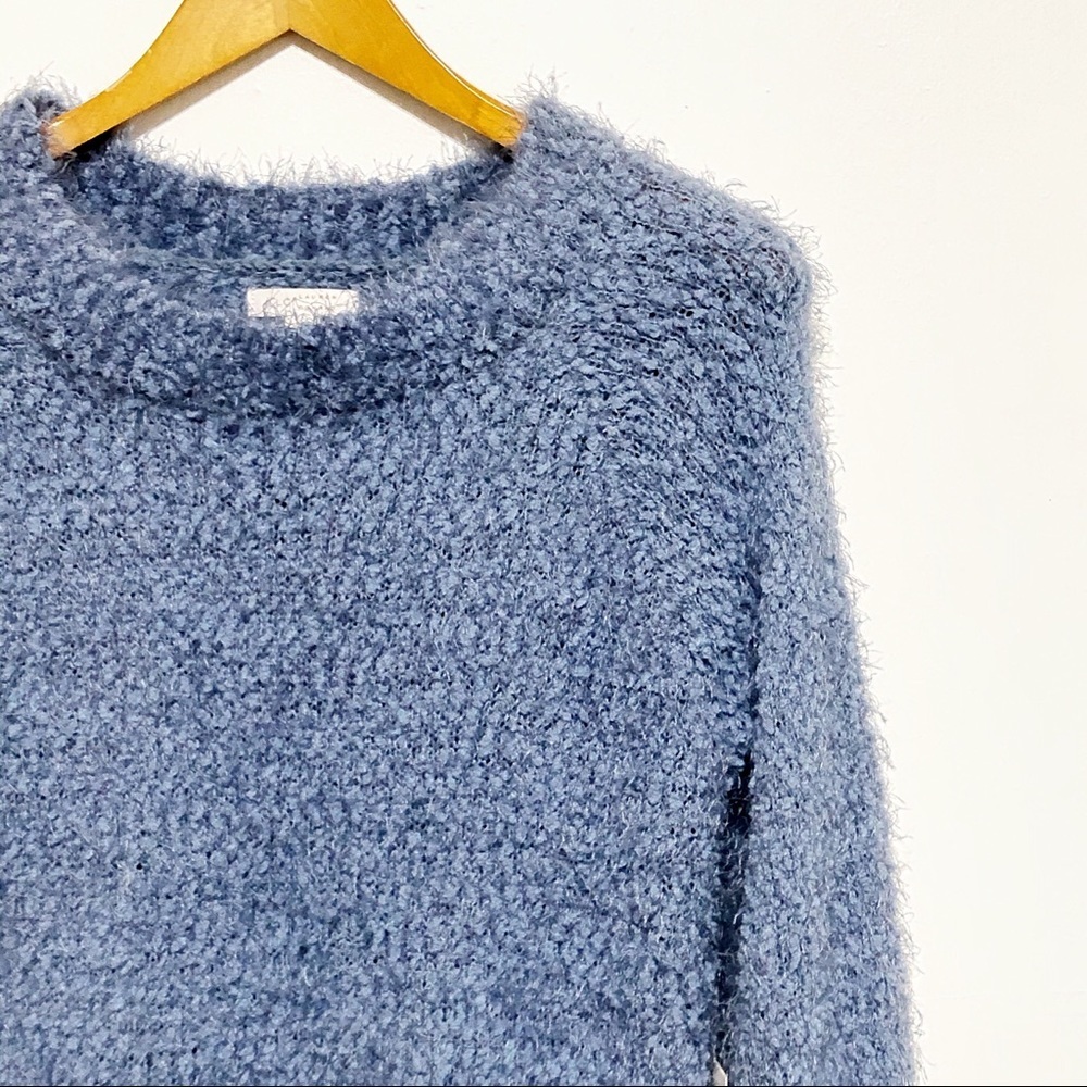 Lauren Conrad Baby Blue Teddy Bear Sweater